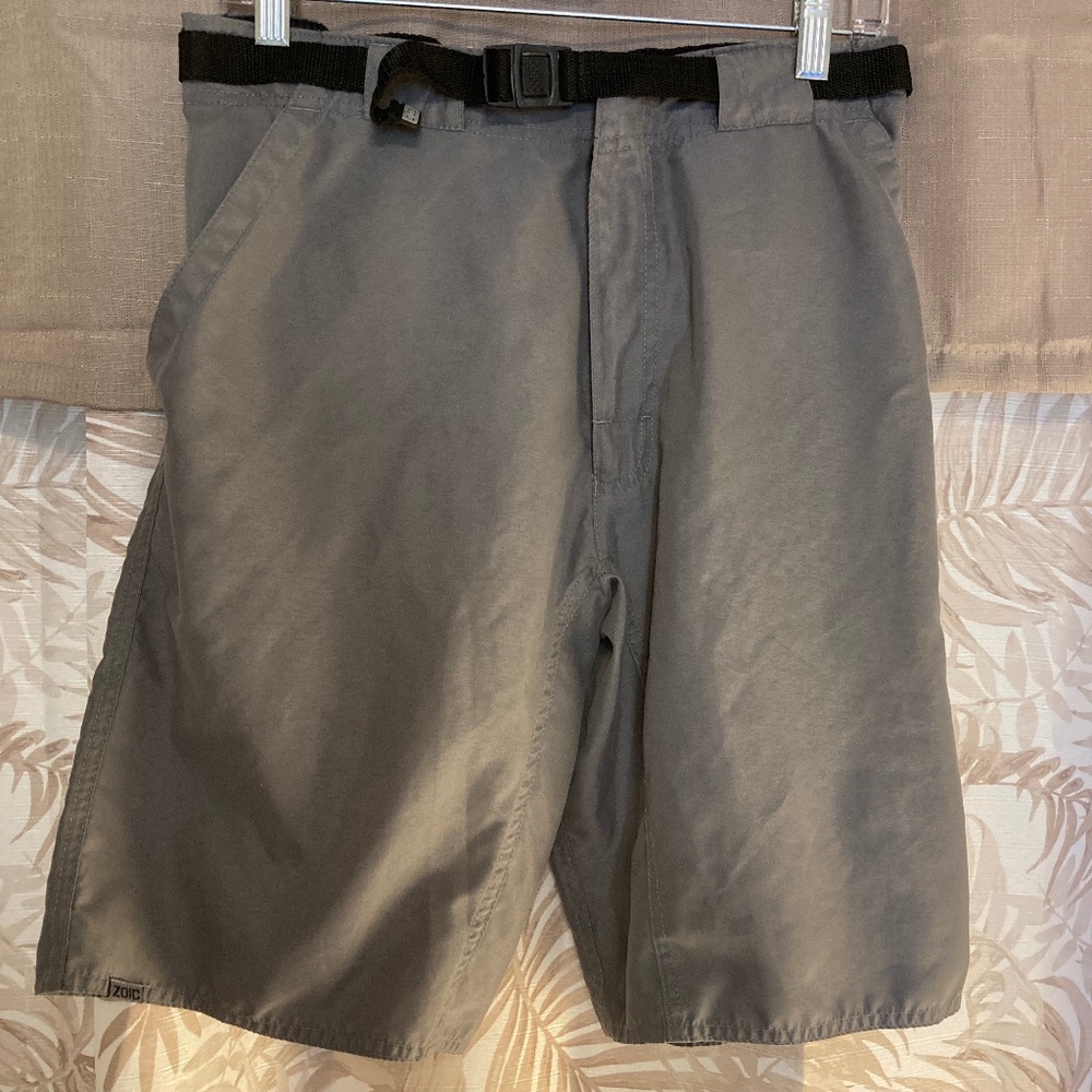 ZOIC Grey Lightweight Athletic MTB/Cycling Shorts M